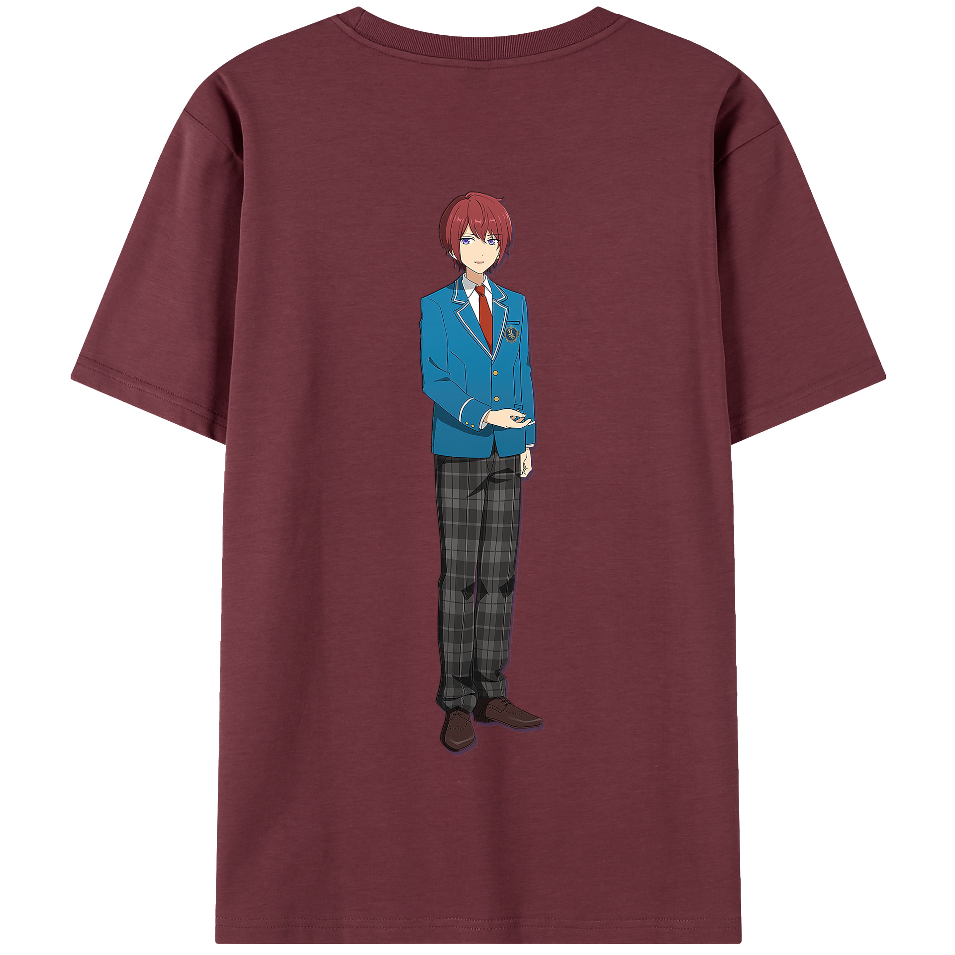 （画像用） あんさんぶるスターズ! Ensemble Stars 綿100％半袖Tシャツ（背面プリント）